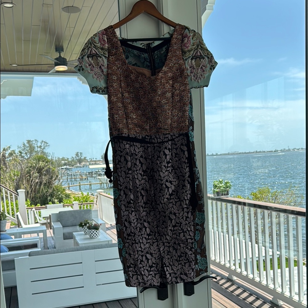 Floral Patchwork Dress